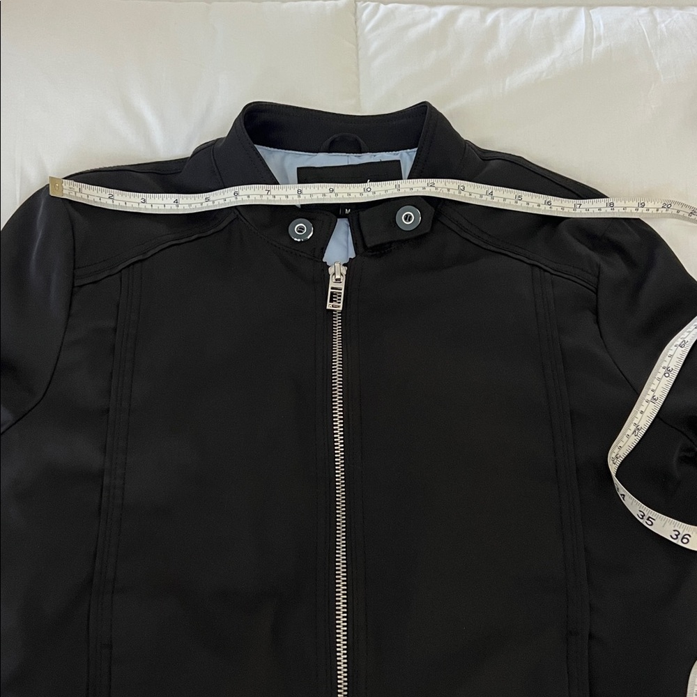 Black Rivet Zip-Up Jacket M - Picture 13 of 15